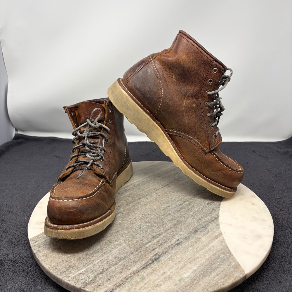 Red Wing 3428 Heritage Women's Classic Moc Boots 7.5 B Toe Copper Rough & Tough